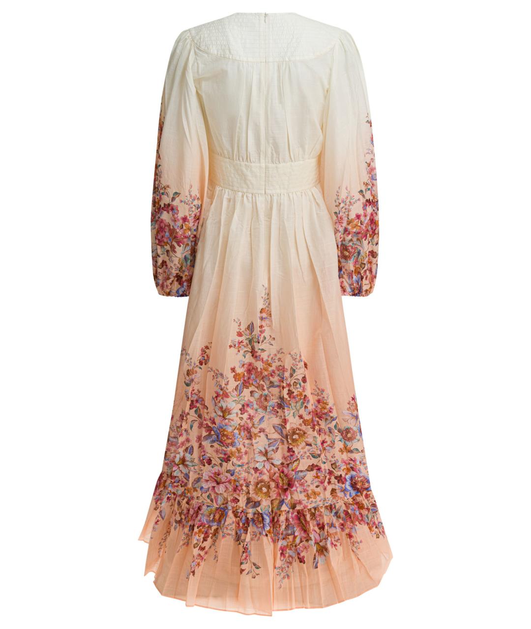 ZIMMERMANN Белое хлопковое повседневное платье, фото 2