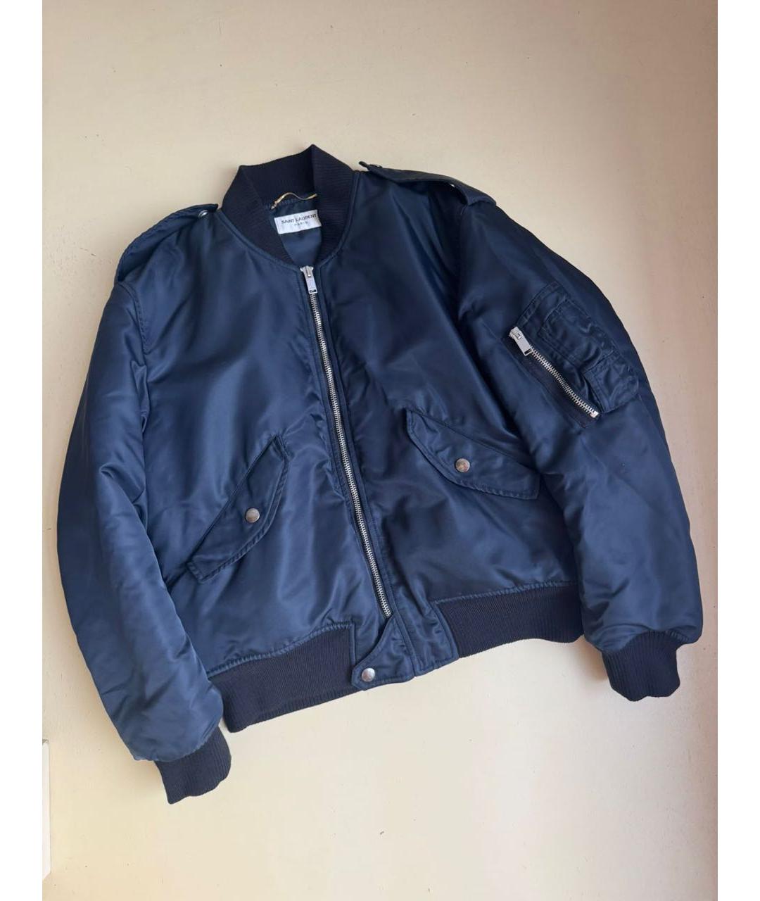 SAINT LAURENT Черная куртка, фото 3