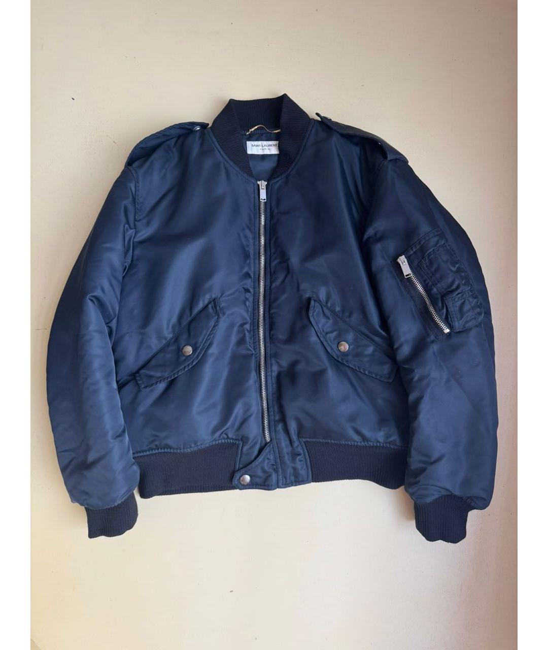 SAINT LAURENT Черная куртка, фото 9
