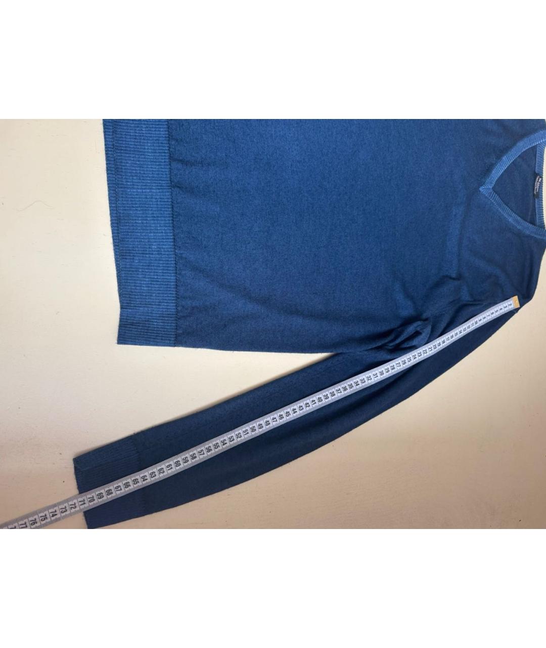 KITON Синий джемпер / свитер, фото 6