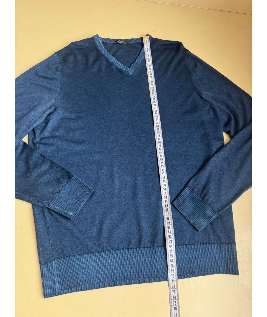 KITON Синий джемпер / свитер, фото 4
