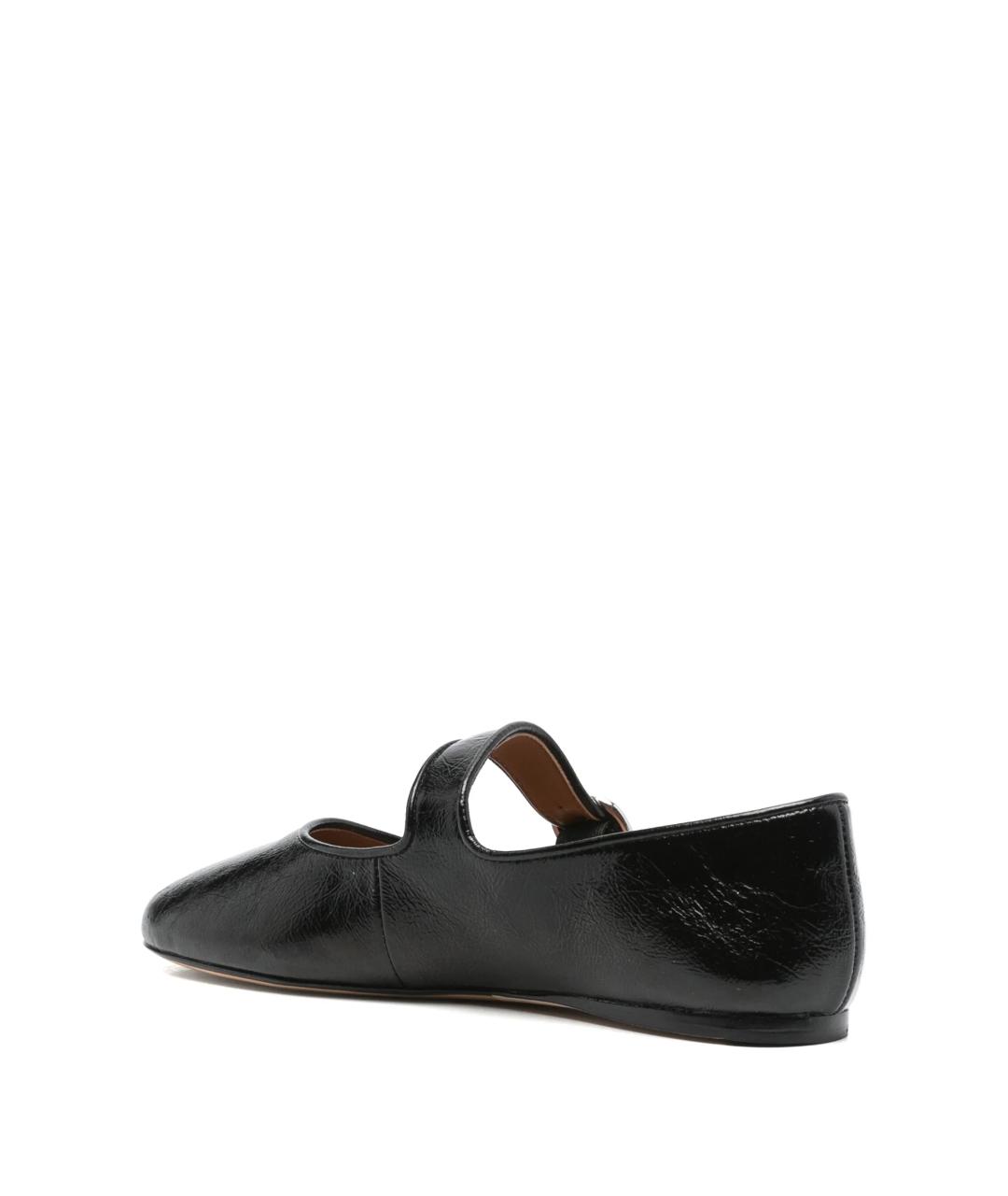 SANDRO Черные балетки из лакированной кожи, фото 8