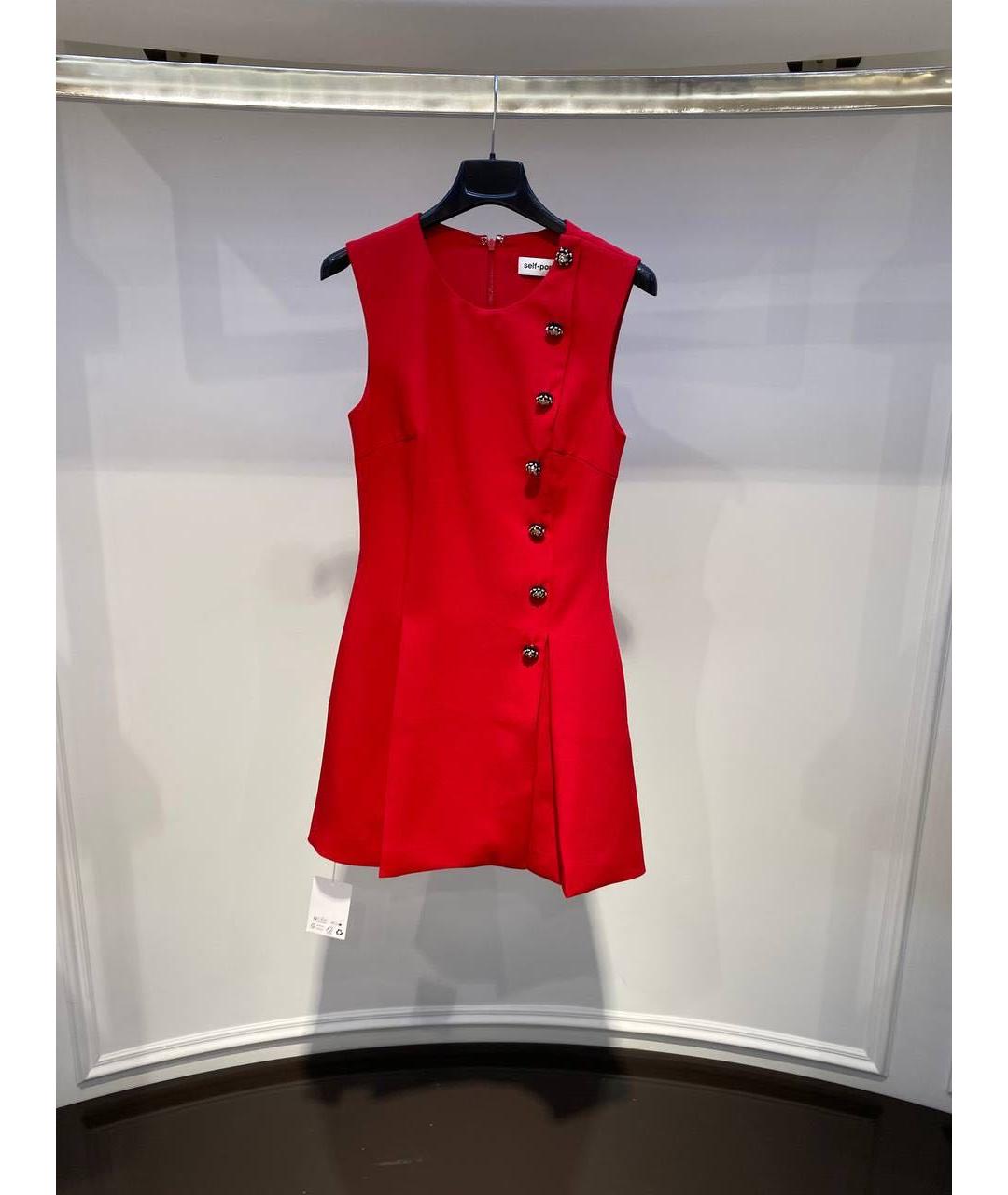 SELF-PORTRAIT Красное повседневное платье, фото 2