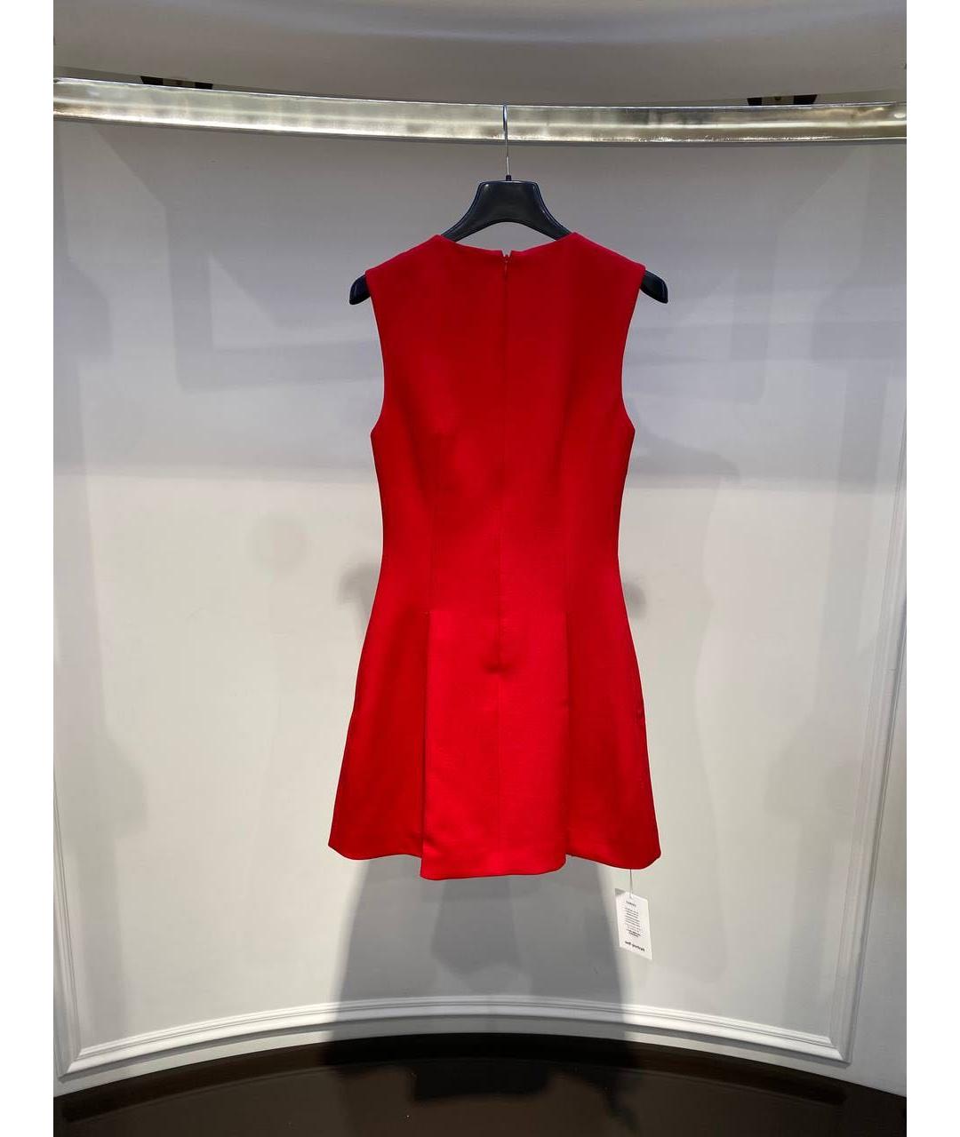 SELF-PORTRAIT Красное повседневное платье, фото 3