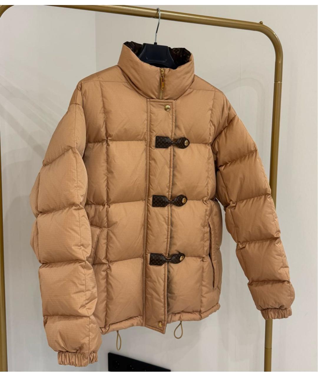 LOUIS VUITTON Бежевый пуховик, фото 2