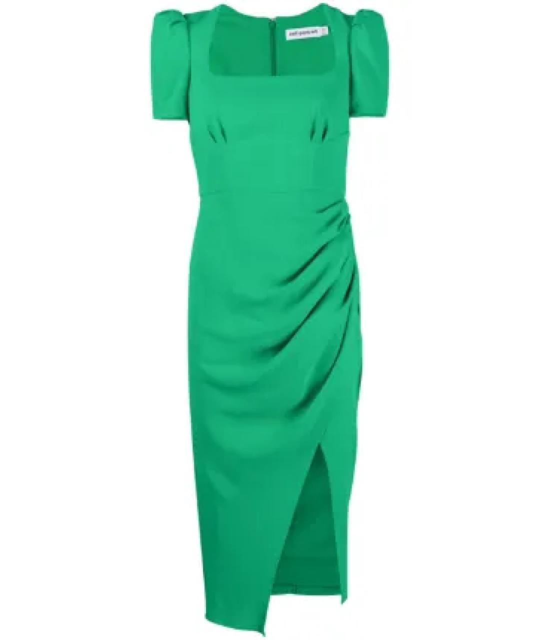 SELF-PORTRAIT Зеленые повседневное платье, фото 1