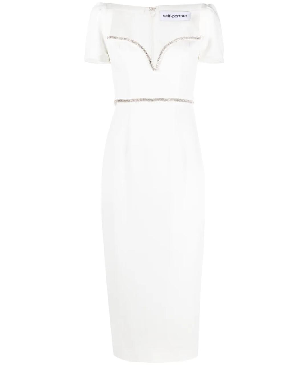 SELF-PORTRAIT Белое вечернее платье, фото 1