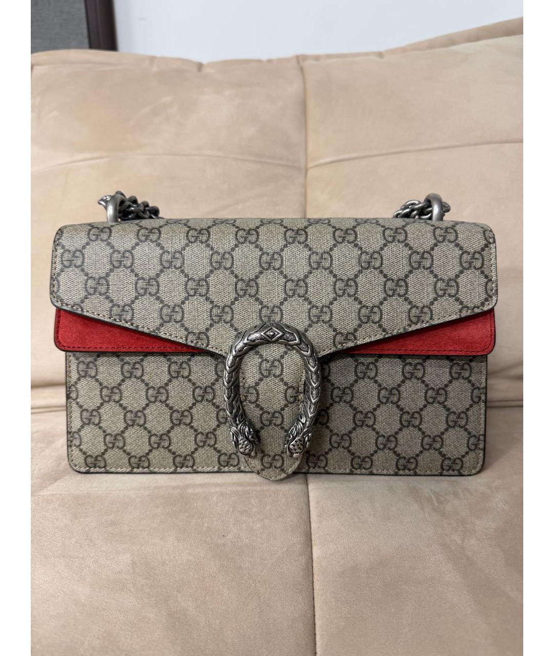 GUCCI Коричневая сумка через плечо, фото 9