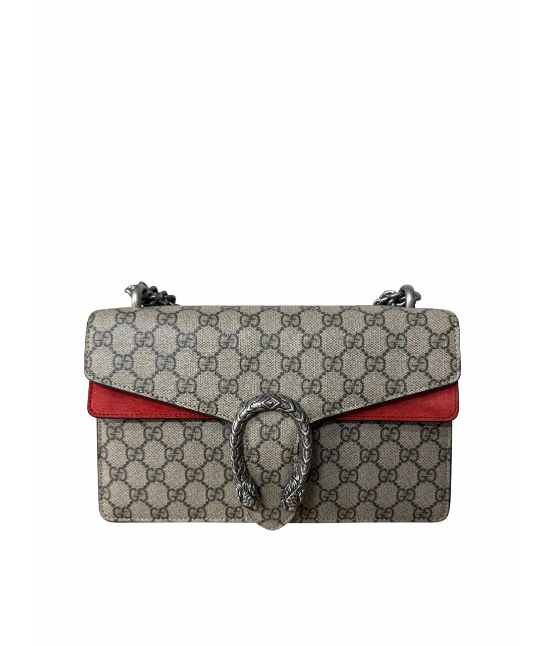 GUCCI Коричневая сумка через плечо, фото 1