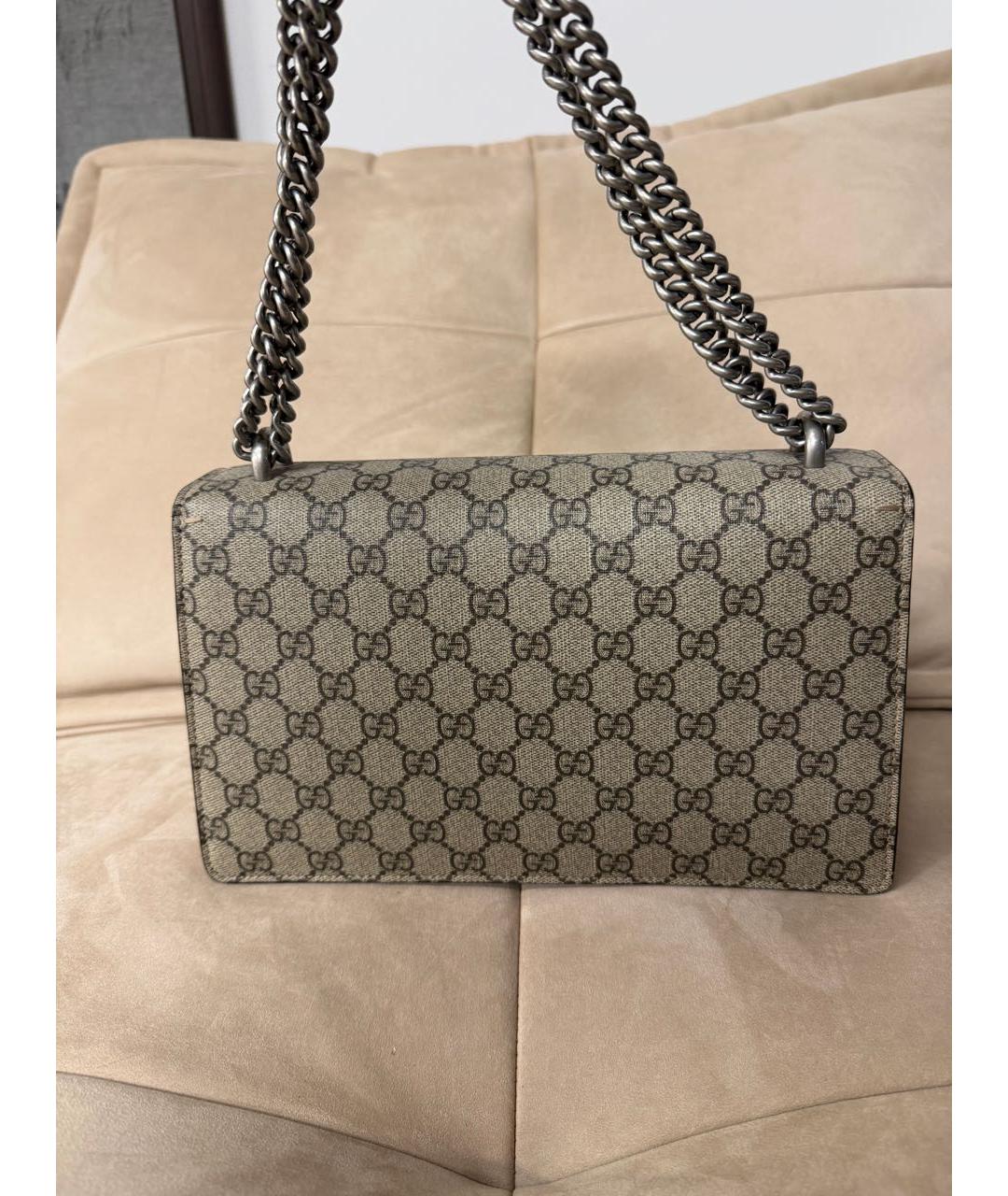 GUCCI Коричневая сумка через плечо, фото 3