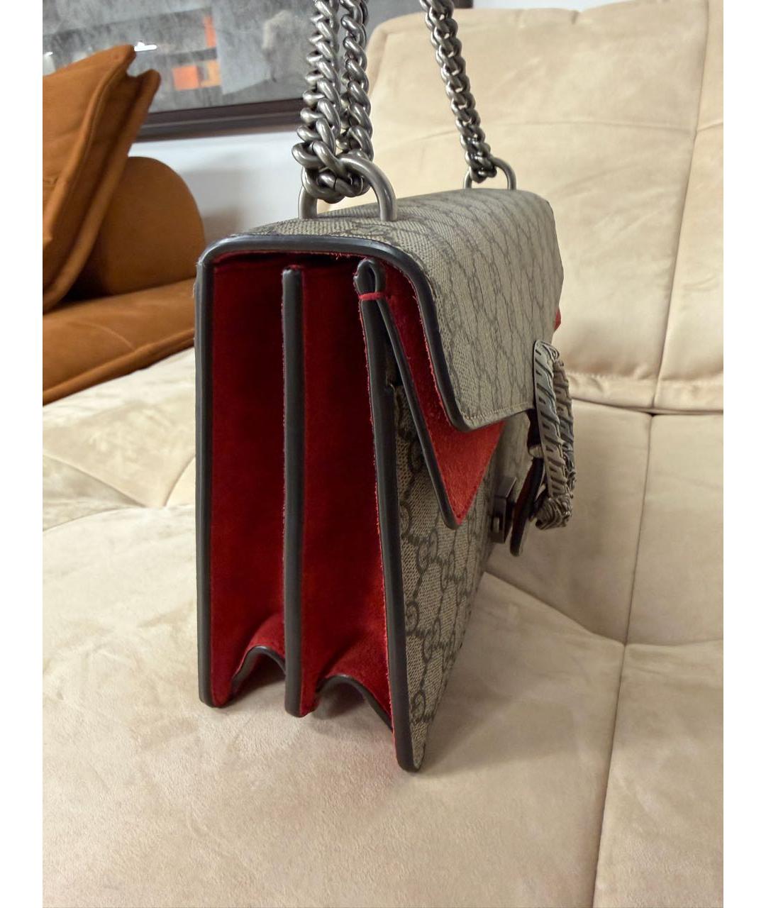 GUCCI Коричневая сумка через плечо, фото 5