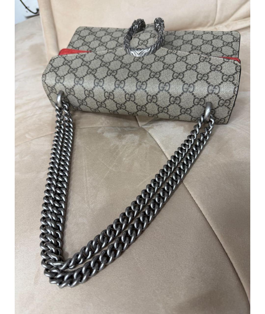 GUCCI Коричневая сумка через плечо, фото 8