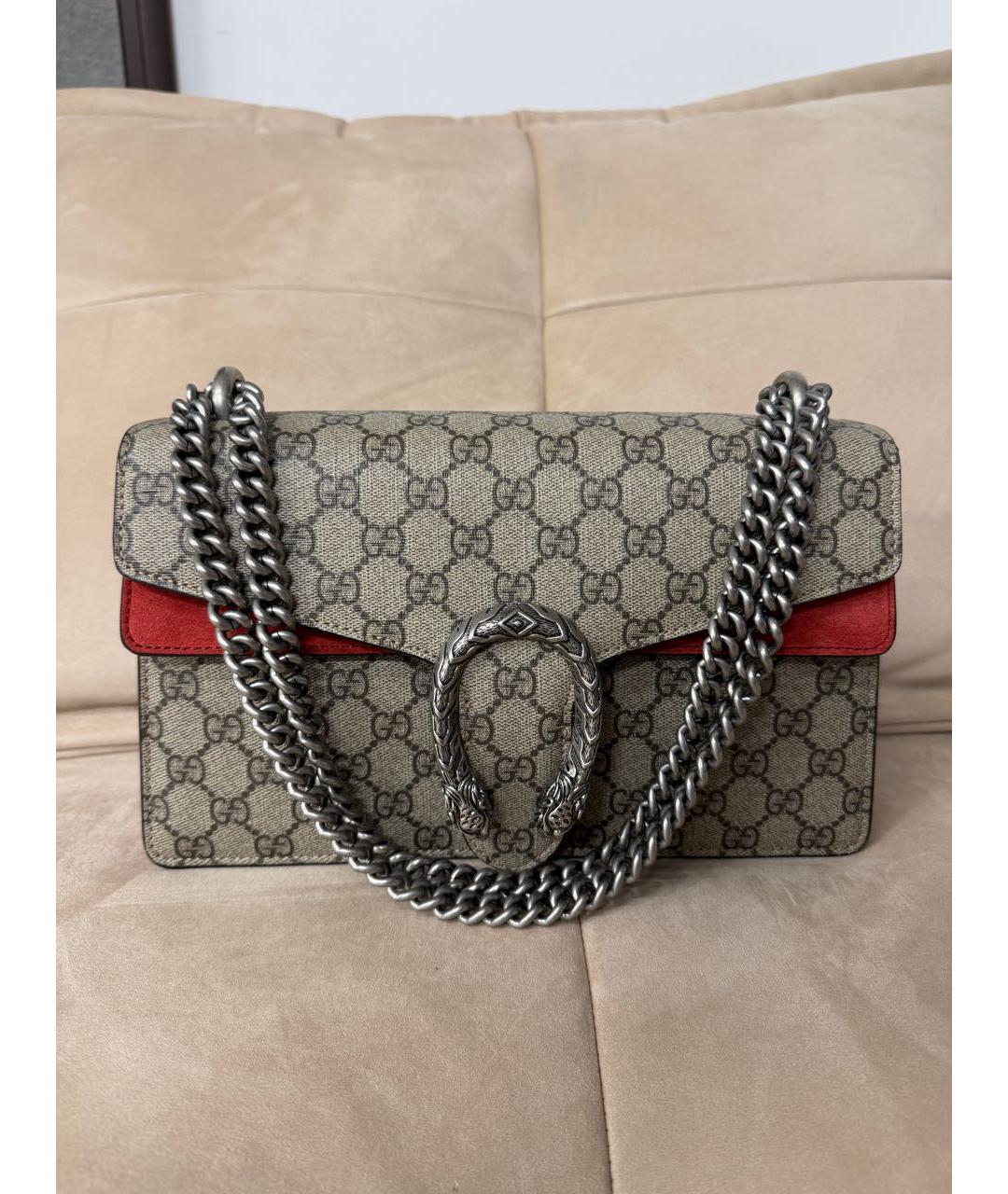 GUCCI Коричневая сумка через плечо, фото 2