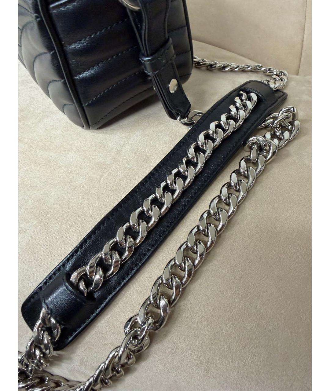 PRADA Черная кожаная сумка через плечо, фото 6