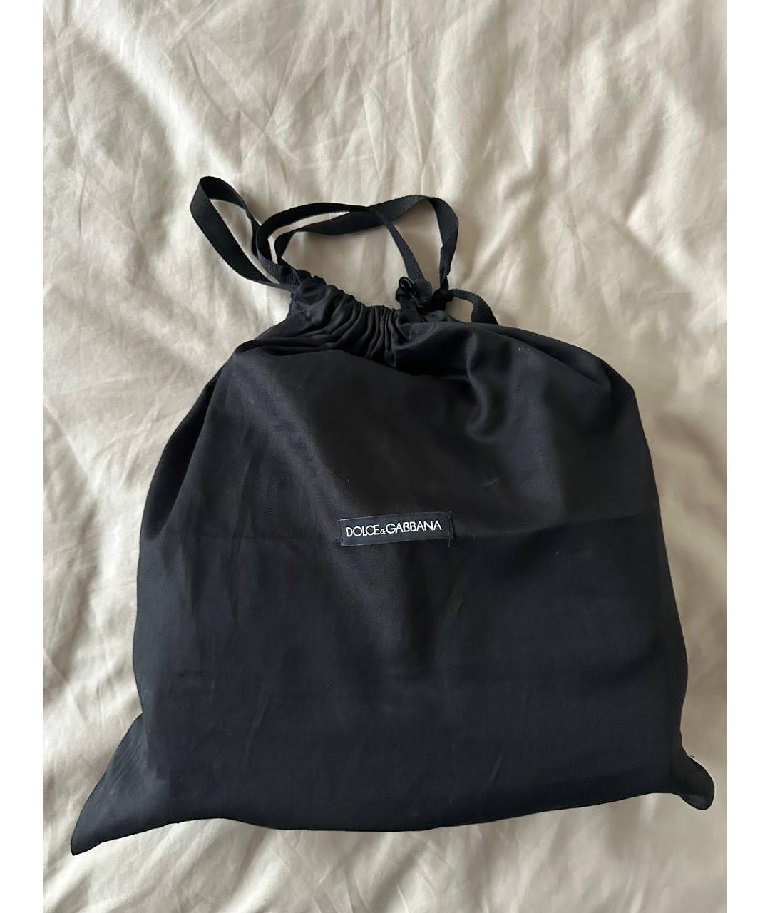 DOLCE&GABBANA Коричневая кожаная сумка через плечо, фото 5