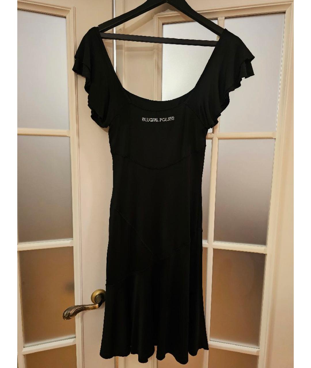 BLUGIRL Черное вискозное вечернее платье, фото 2