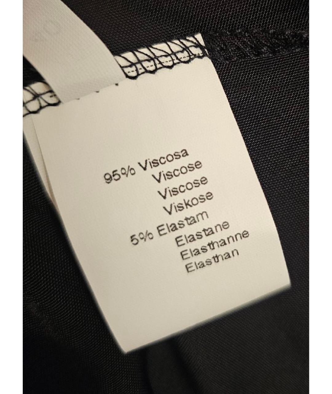 BLUGIRL Черное вискозное вечернее платье, фото 6