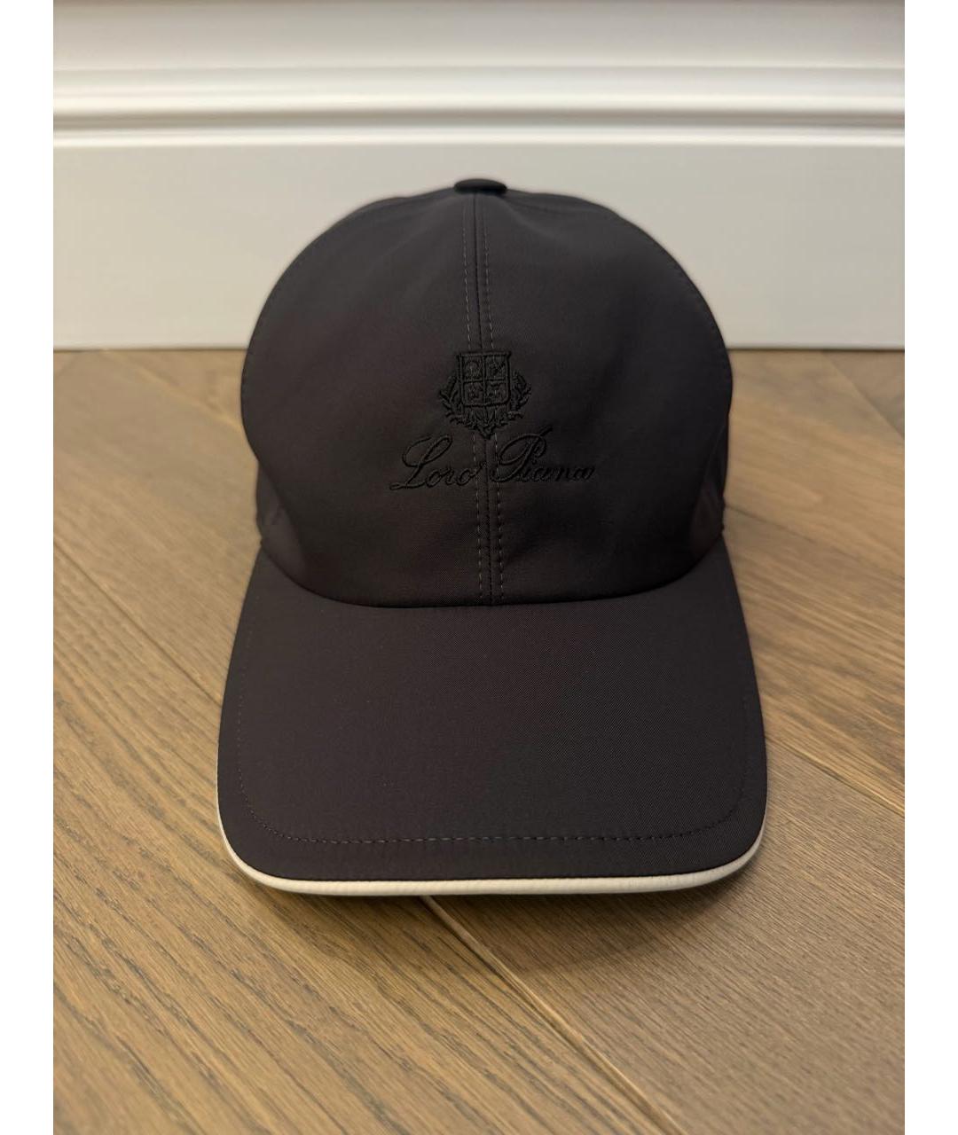 LORO PIANA Черная кепка/бейсболка, фото 3