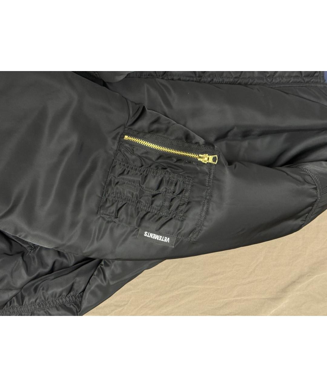 VETEMENTS Черная куртка, фото 4