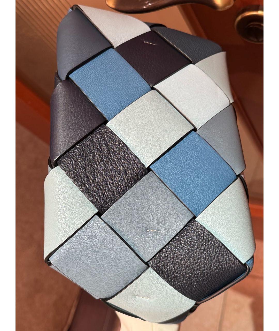 LOEWE Синяя кожаная сумка через плечо, фото 5