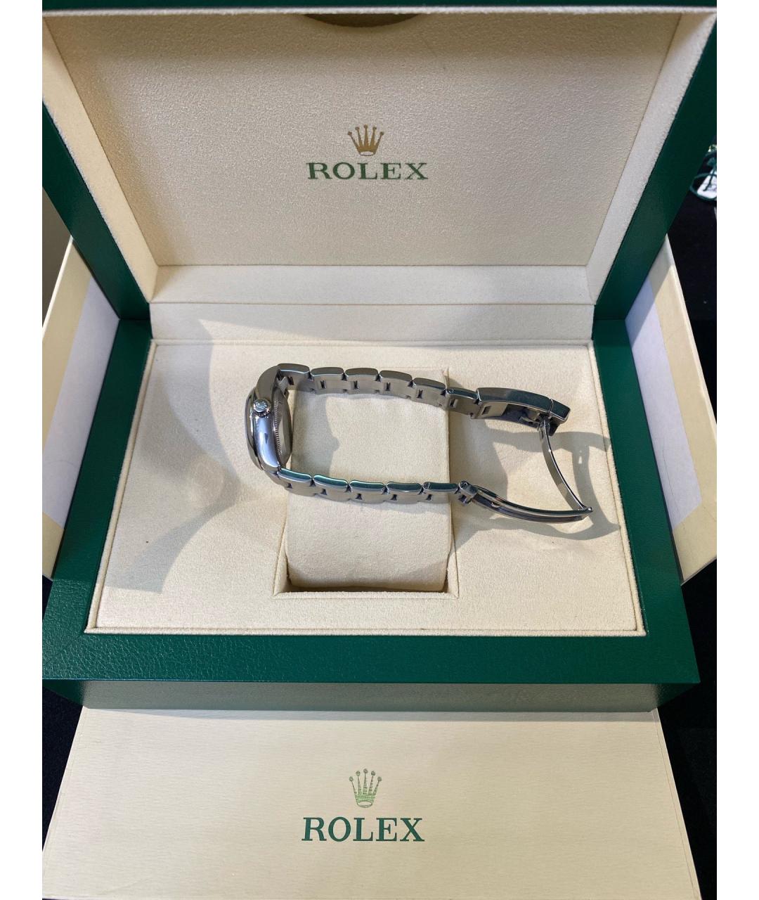 ROLEX Розовые металлические часы, фото 5