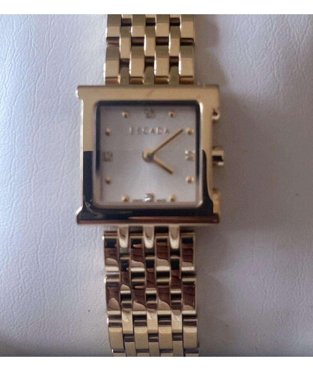 ESCADA Золотые позолоченные часы, фото 8