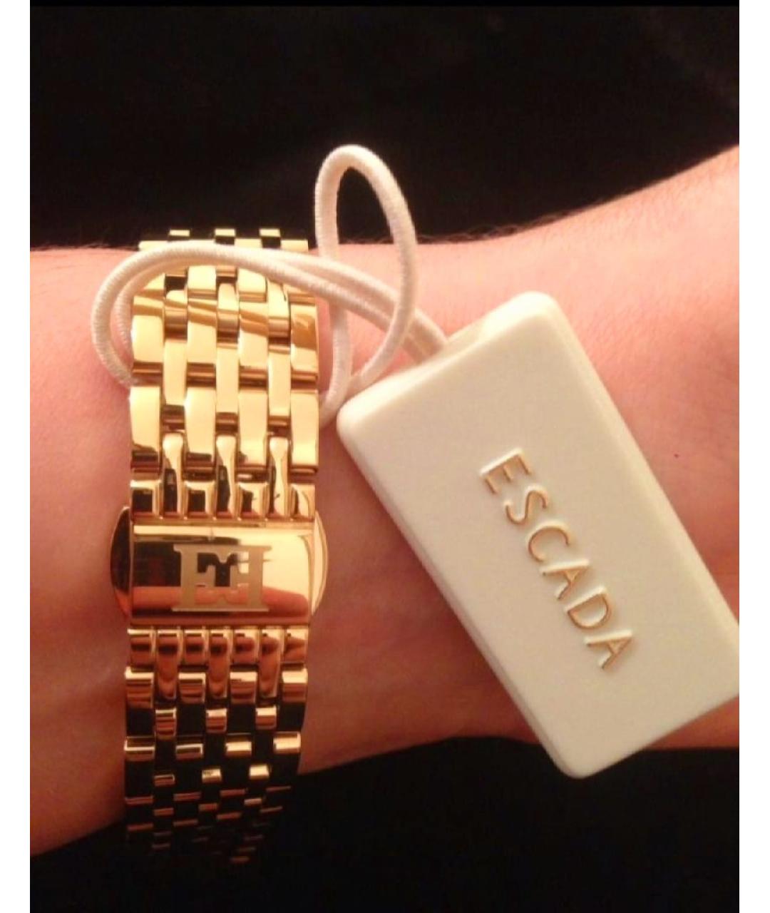 ESCADA Золотые позолоченные часы, фото 3
