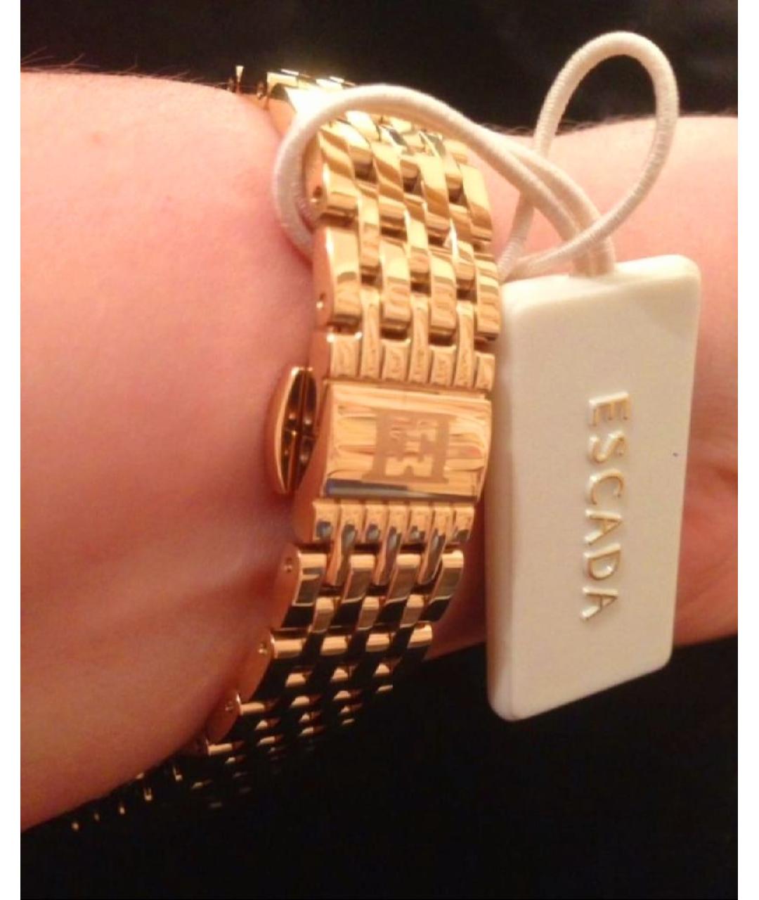 ESCADA Золотые позолоченные часы, фото 2