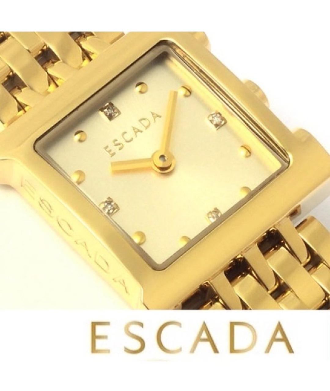 ESCADA Золотые позолоченные часы, фото 5
