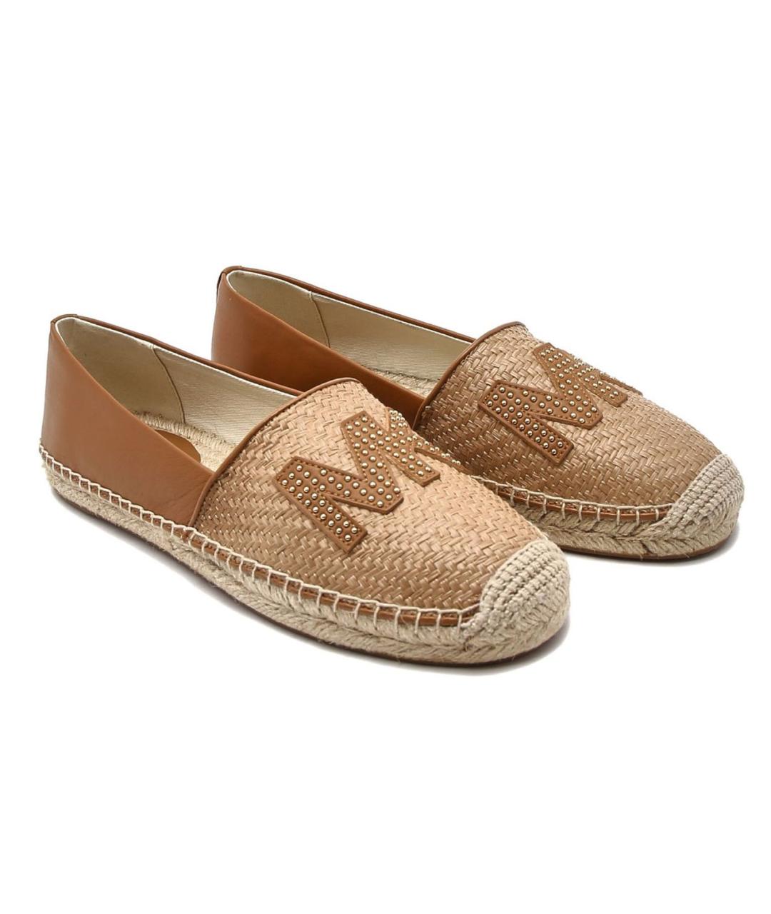 MICHAEL KORS Коричневые текстильные эспадрильи, фото 4