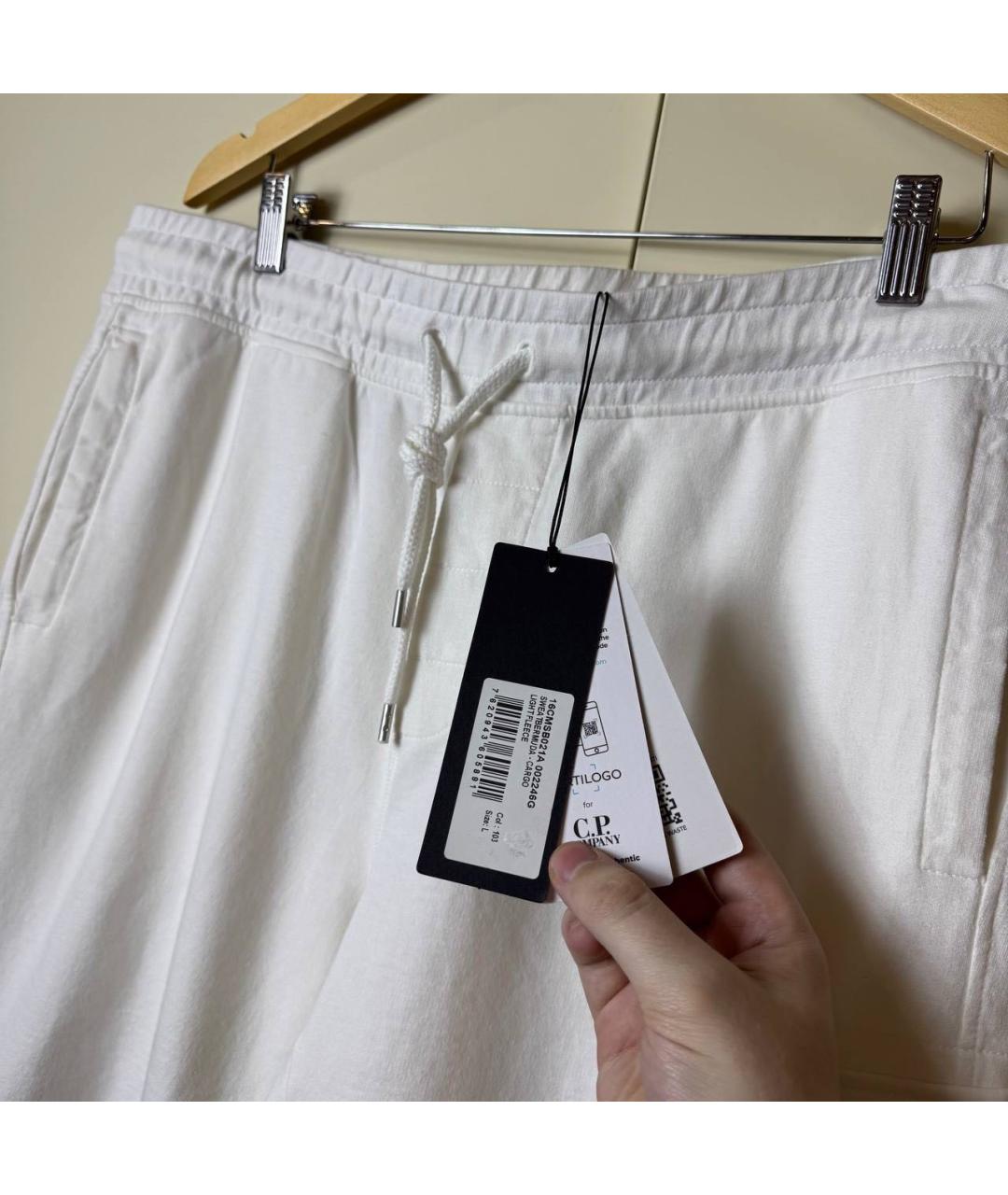 CP COMPANY Белые шорты, фото 6