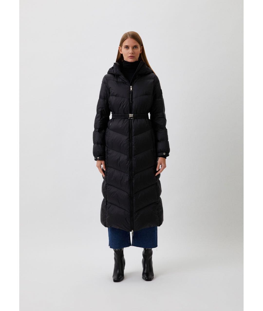 HUGO BOSS Черный полиамидовый пуховик, фото 2