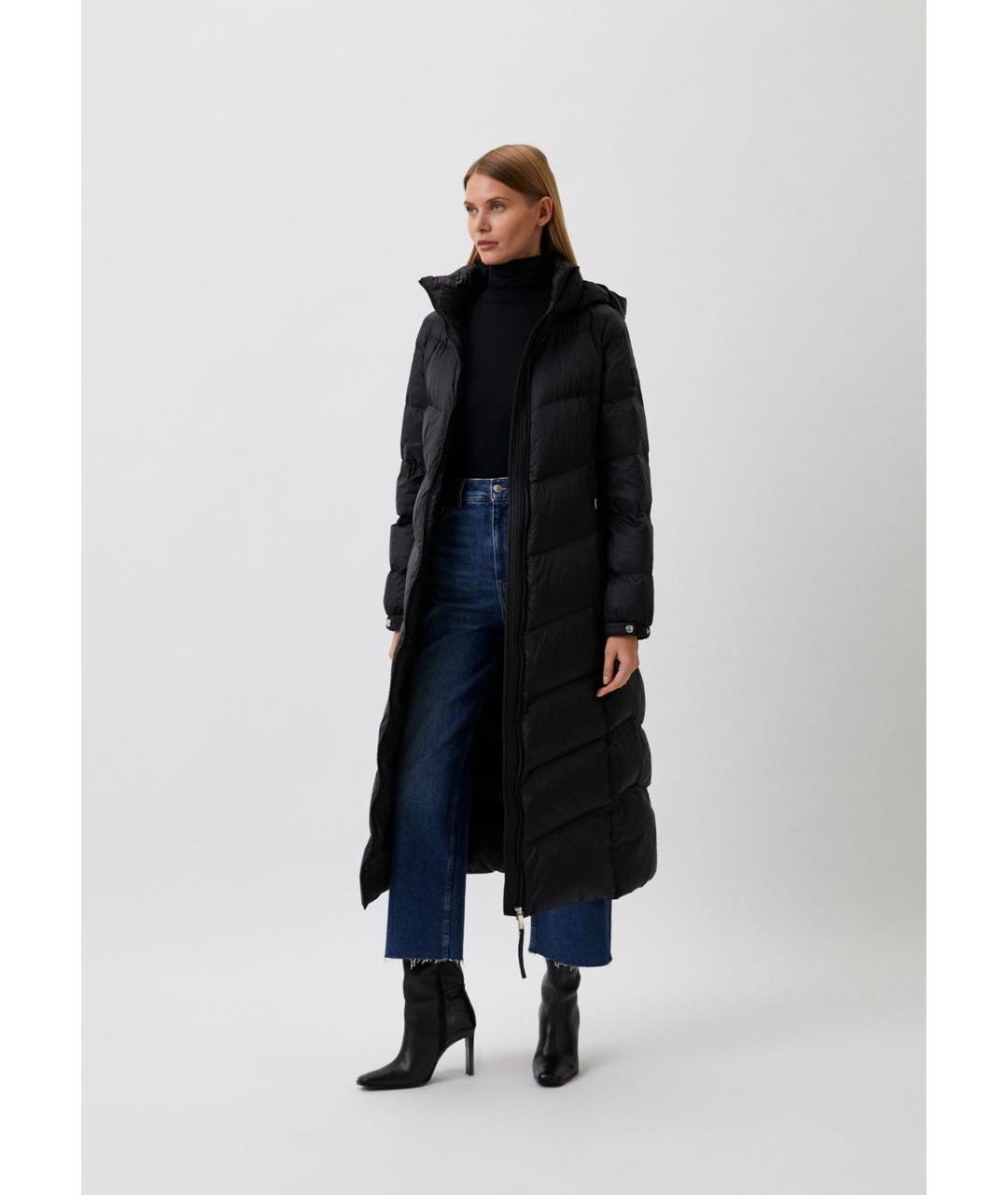 HUGO BOSS Черный полиамидовый пуховик, фото 3