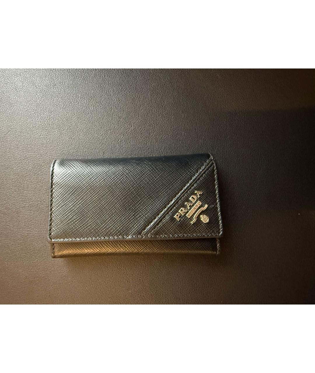 PRADA Черная ключница, фото 4