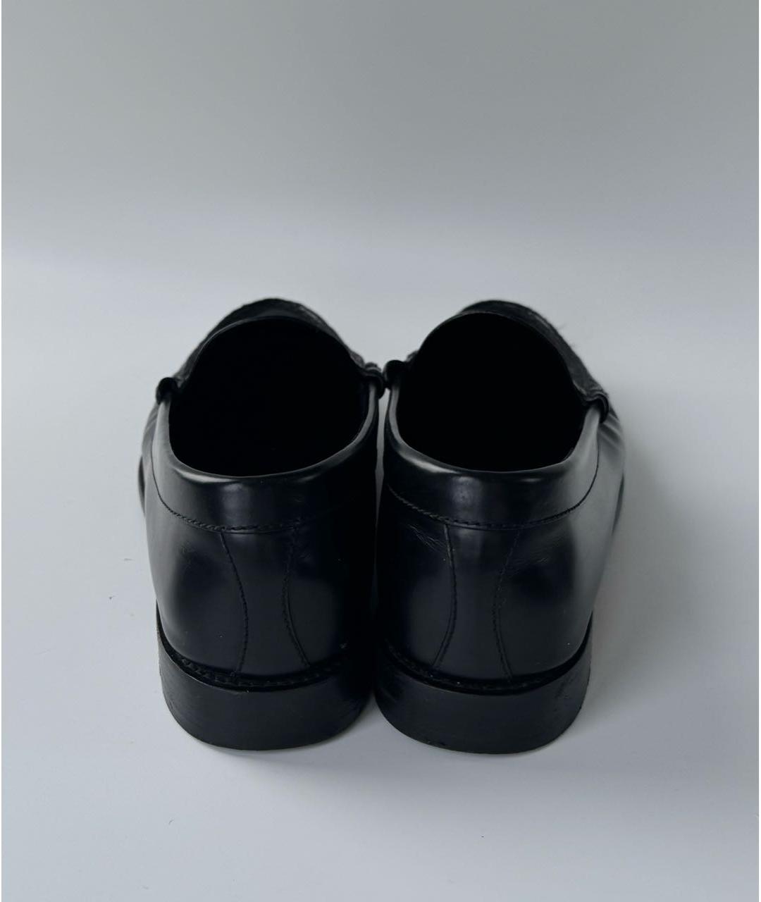 CELINE Черные кожаные лоферы, фото 8