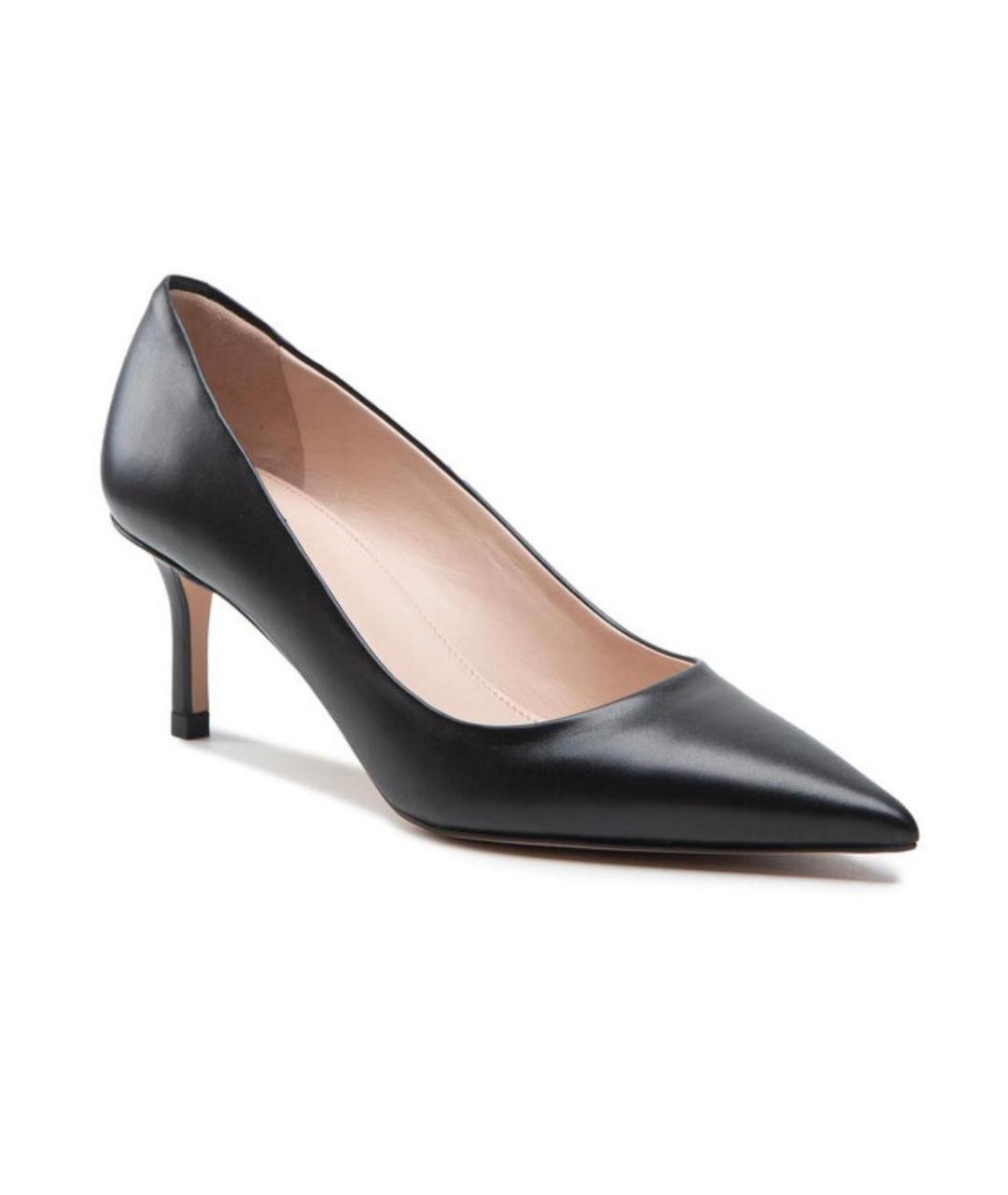 HUGO Черные кожаные туфли, фото 3