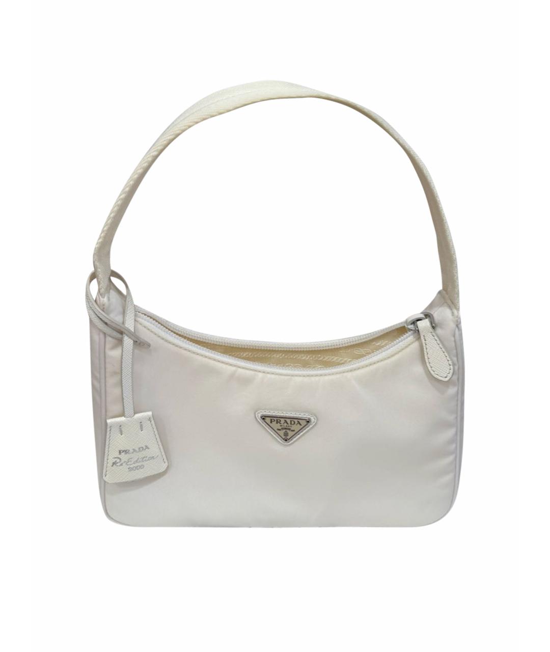 PRADA Белая сумка с короткими ручками, фото 1