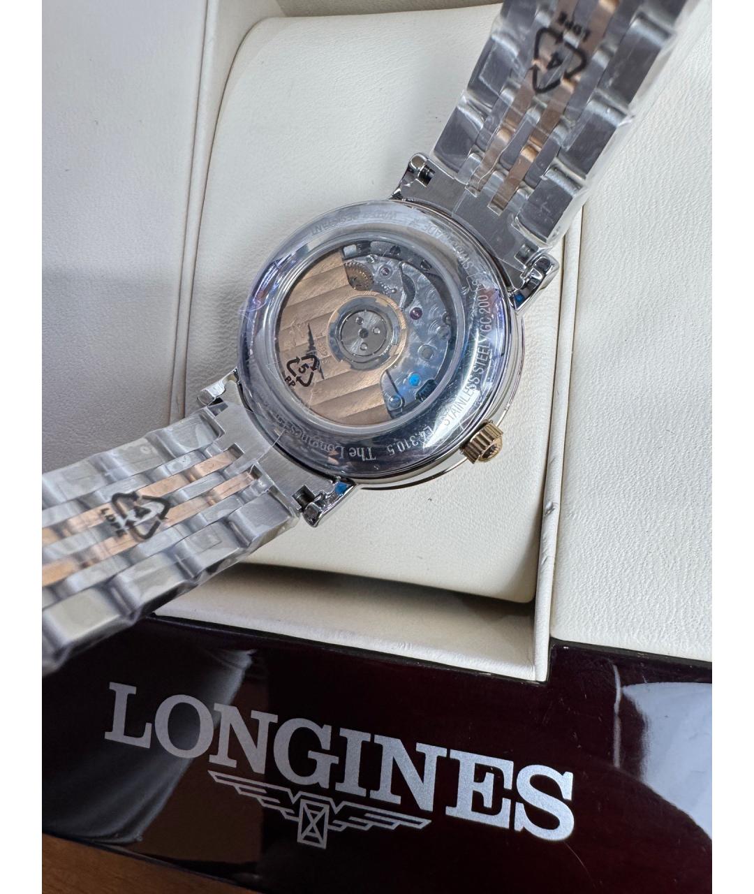 LONGINES Белые часы из розового золота, фото 8