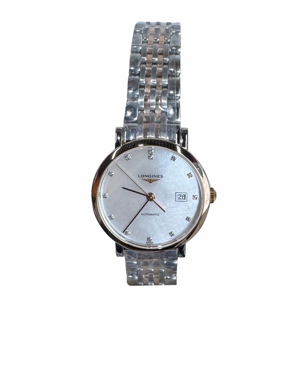 LONGINES Белые часы из розового золота, фото 1