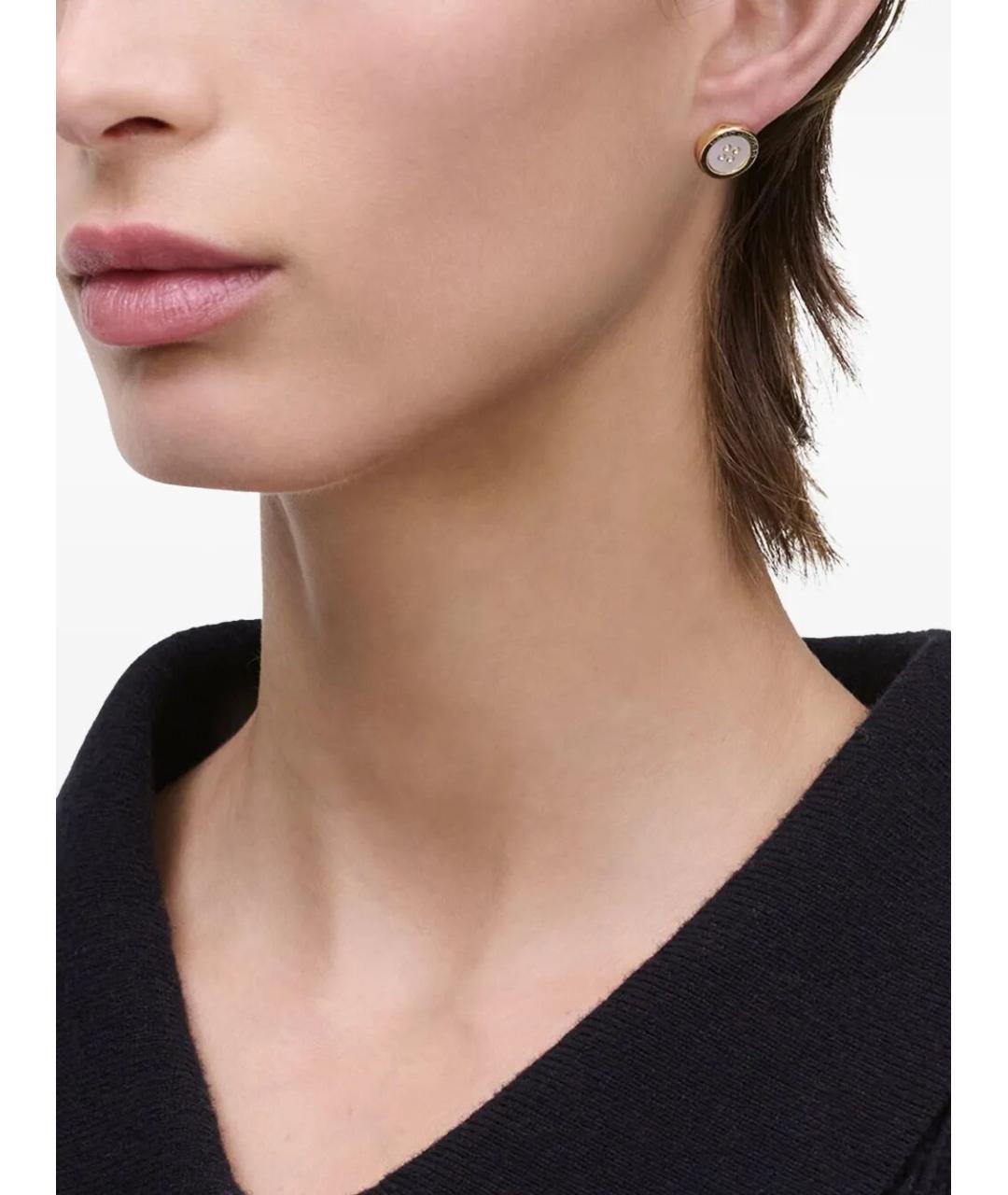 MARC JACOBS Золотые латунные серьги, фото 2