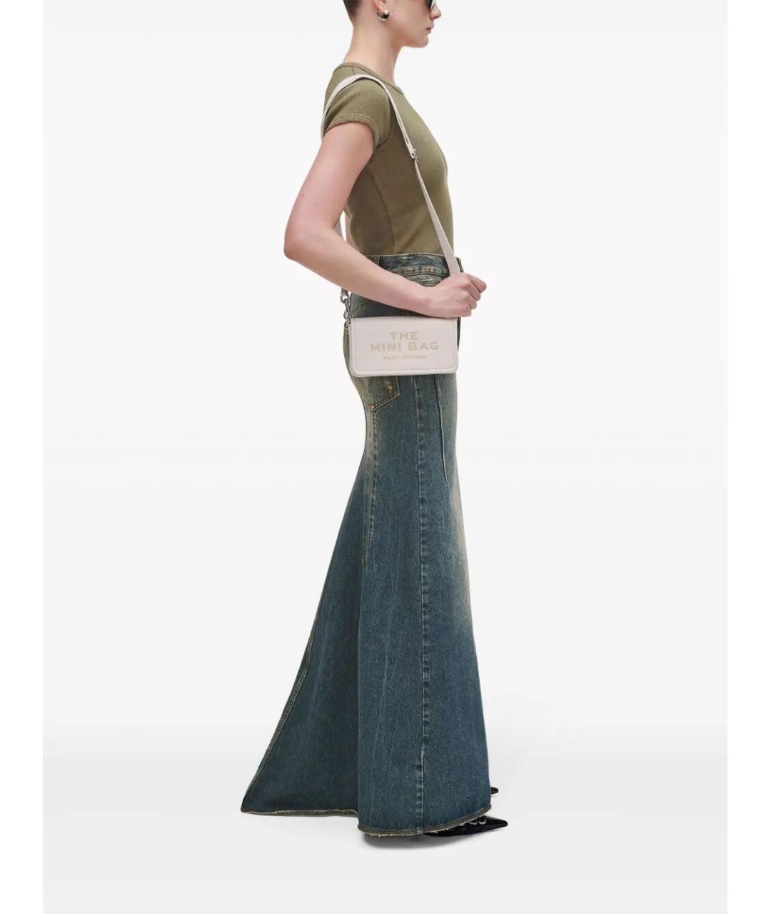 MARC JACOBS Белая кожаная сумка через плечо, фото 2