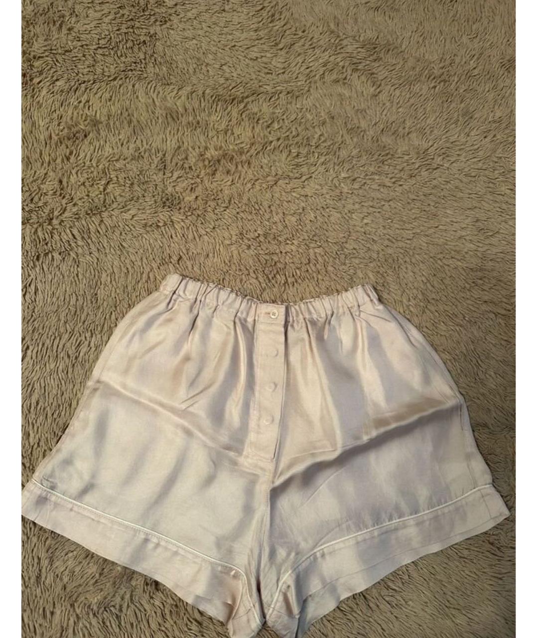 MIU MIU Розовый шелковый костюм с юбками, фото 4