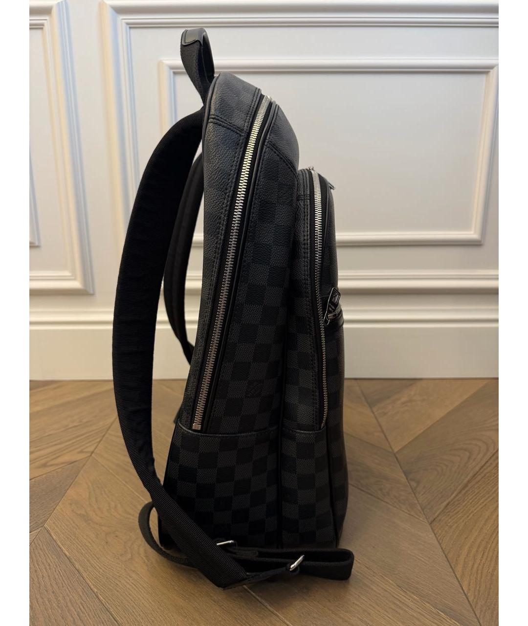 LOUIS VUITTON Антрацитовый рюкзак, фото 3