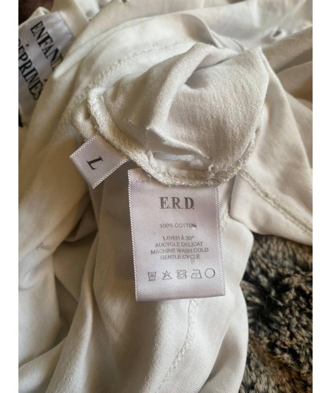 Enfants Riches Déprimés Белая хлопковая майка, фото 4