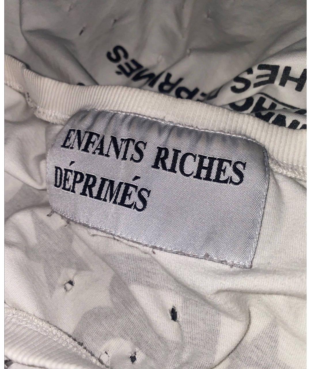 Enfants Riches Déprimés Белая хлопковая майка, фото 3
