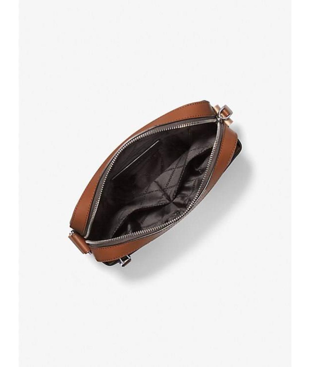 MICHAEL KORS Коричневая кожаная сумка на плечо, фото 3