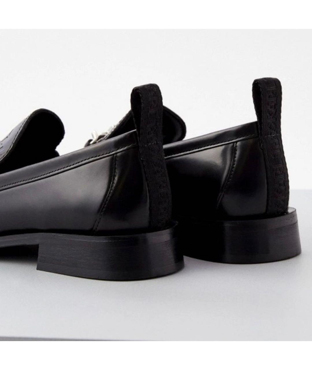 KARL LAGERFELD Черные кожаные лоферы, фото 3