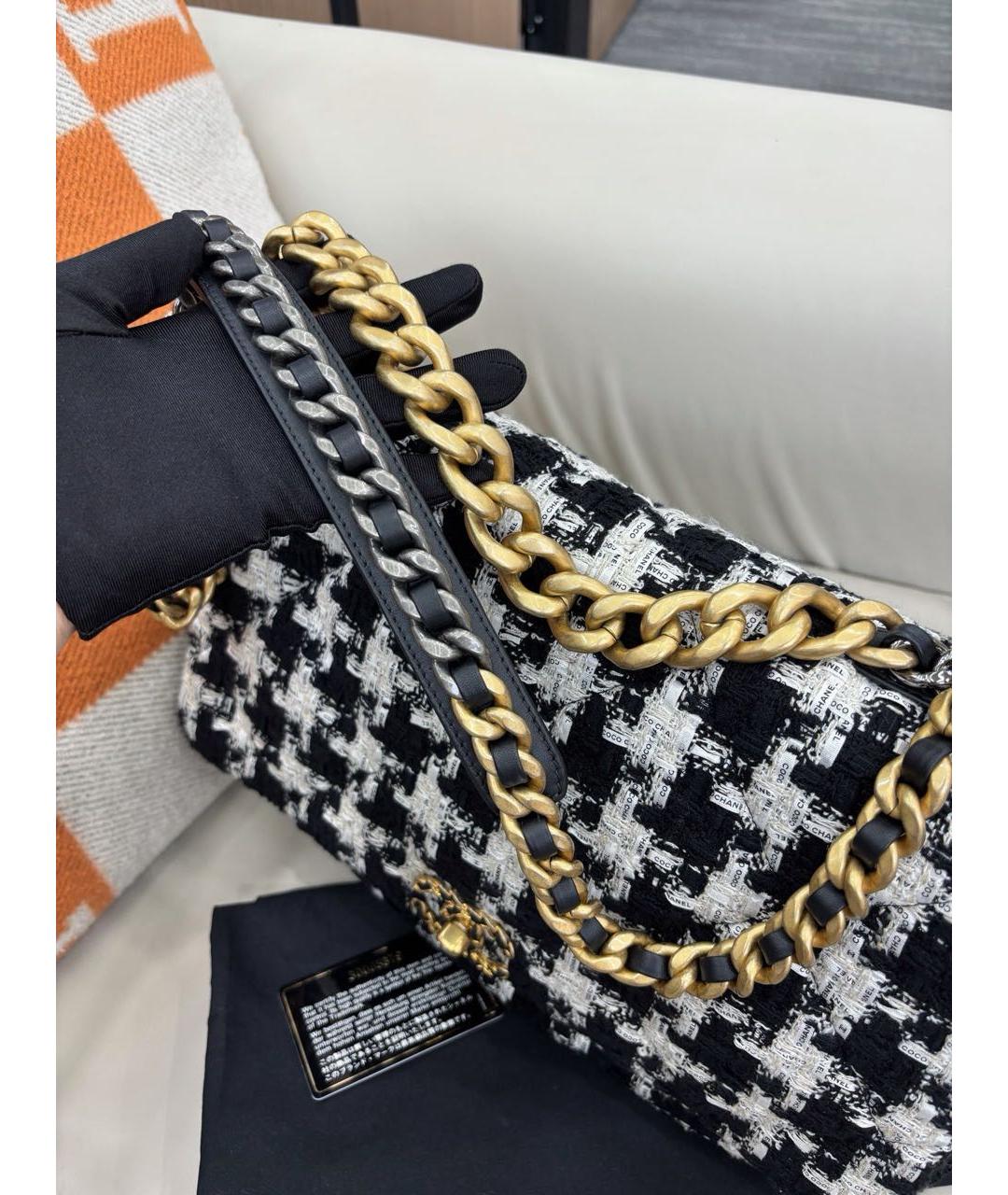 CHANEL Черная сумка через плечо, фото 5