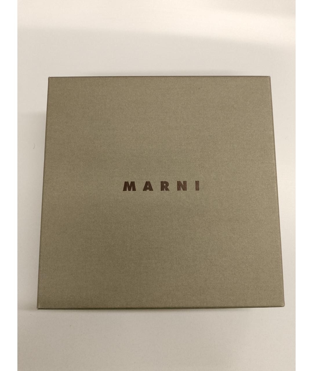 MARNI Бежевое металлическое колье, фото 3