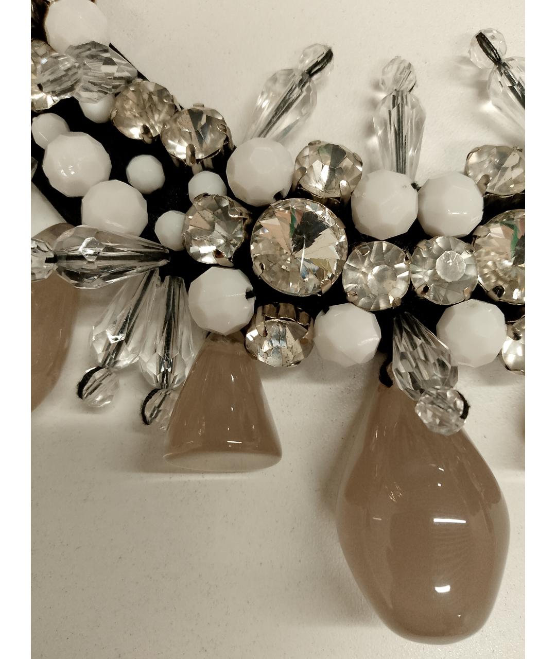 MARNI Бежевое металлическое колье, фото 2